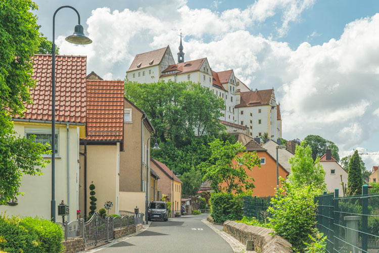 Schloss Colditz über der Zwickauer Mulde © Ronny Ehrenfeld/c-macs